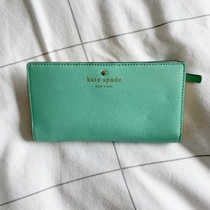 Mint Kate Spade Wallet